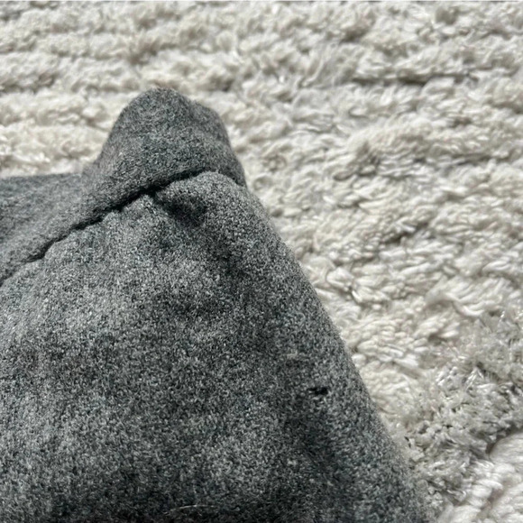 Vintage wool gray midi skirt pleated high rise 28 - Picture 12 of 13